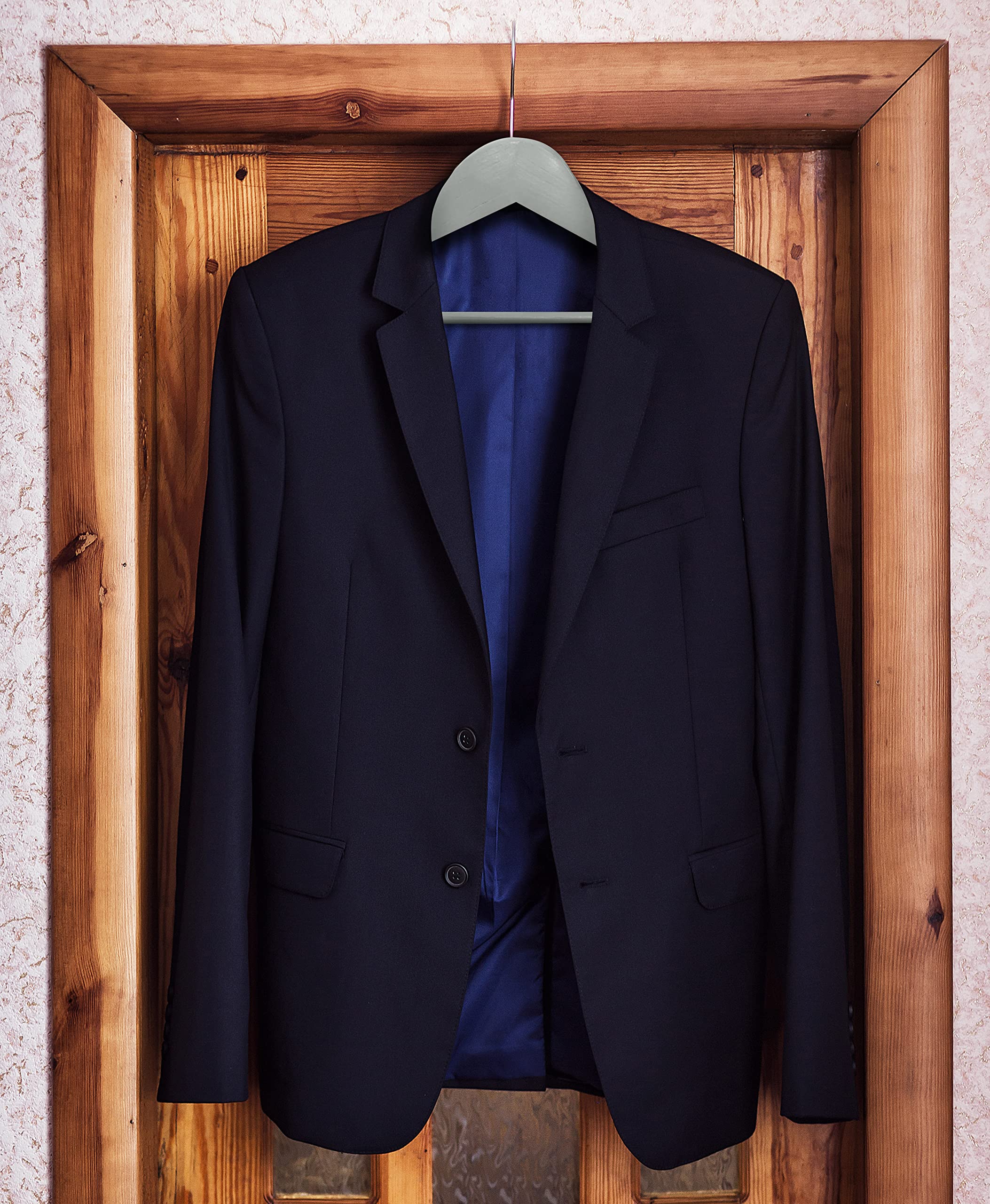 Utopia Home pants hangers space-saving design for a tidy closet.