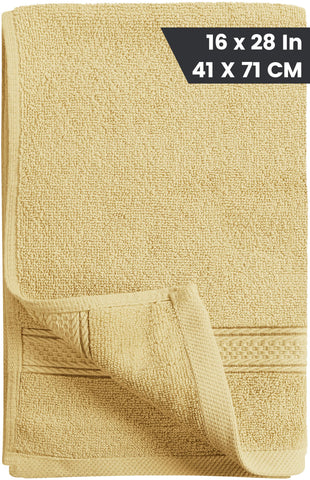 Utopia Towels 16x28 inch hand towels close-up showing plush fibers.