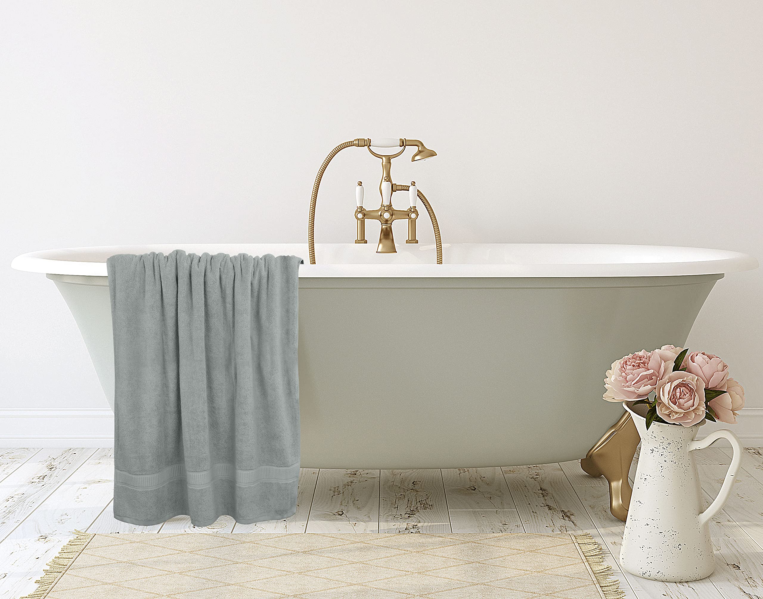 Utopia Towels 2-piece set packaging emphasizing value and convenience