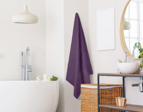Each towel measures 35 x 70 inches for full-body wraps.