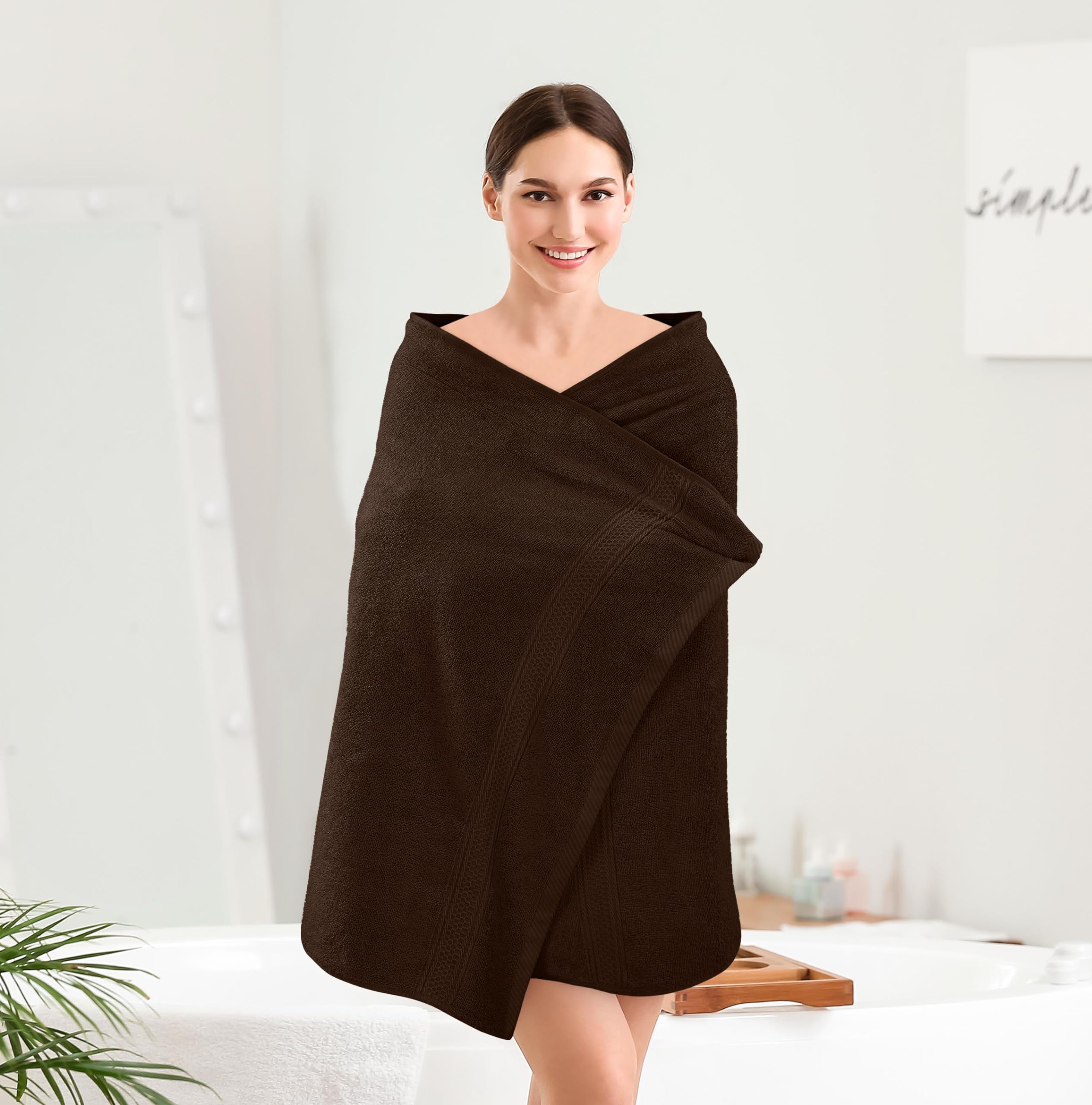 Utopia Towels durable construction withstands regular washing.