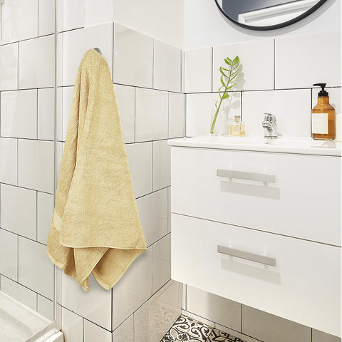Utopia Towels 4Pack display on shelf, ideal home upgrade