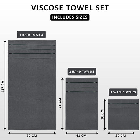 Utopia Towels 8-Piece hand towels demonstrate quick-drying absorbency for daily routines.
