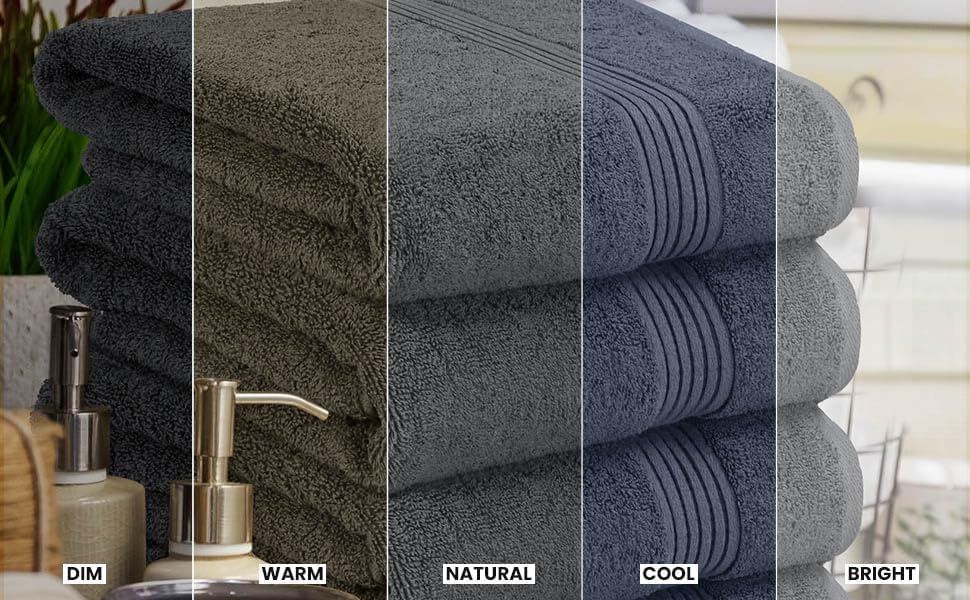 Utopia Towels quick-dry absorbent texture ideal after shower.