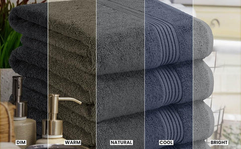Utopia Towels quick-dry absorbent texture ideal after shower.