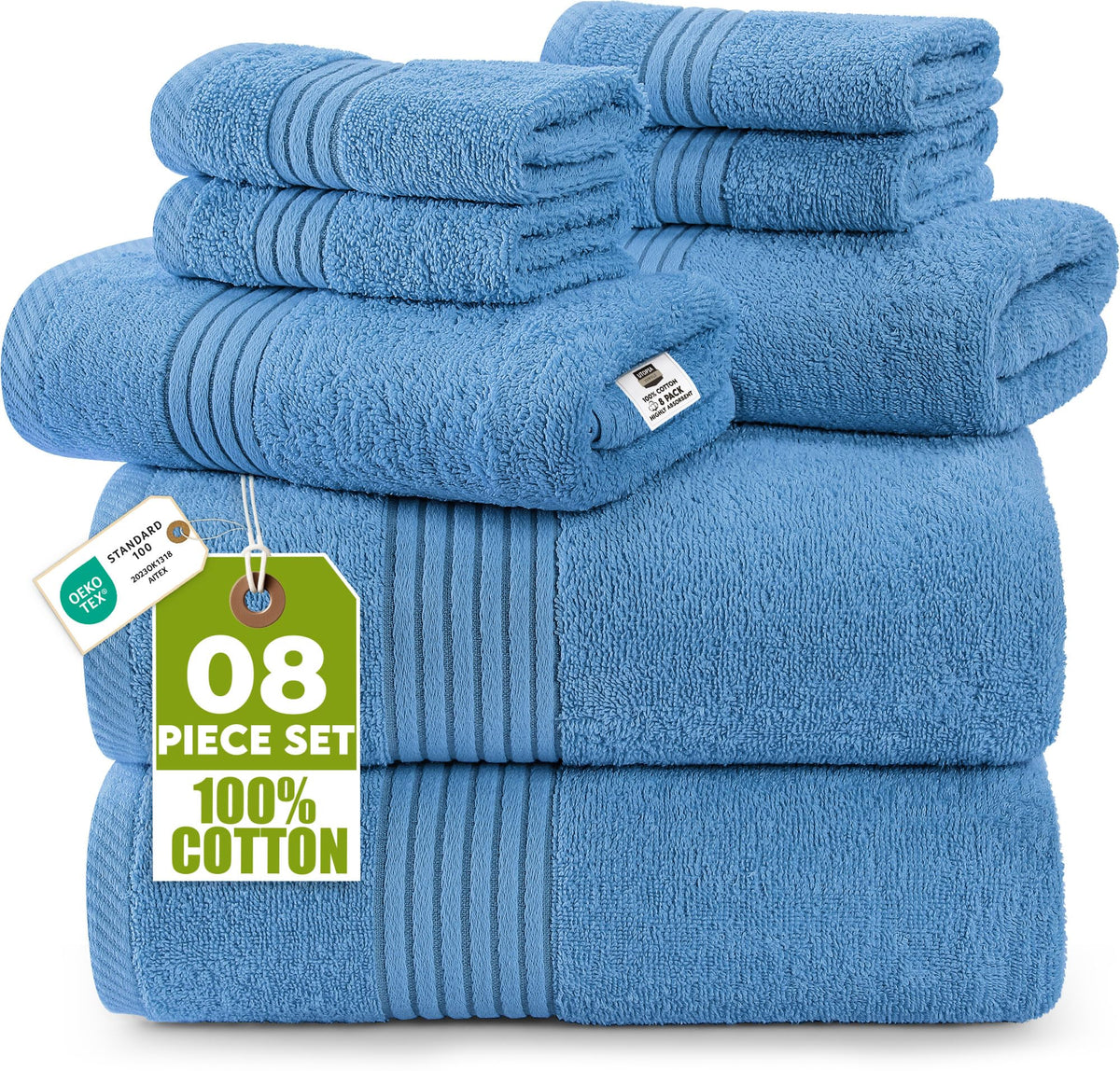 Utopia Towels bath towel 27x54 inches with plush absorbency for quick drying