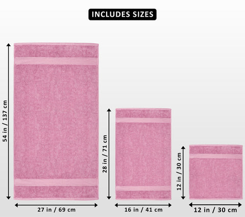Utopia Towels bath towel pink draped to illustrate luxurious absorbency and spa-worthy feel.