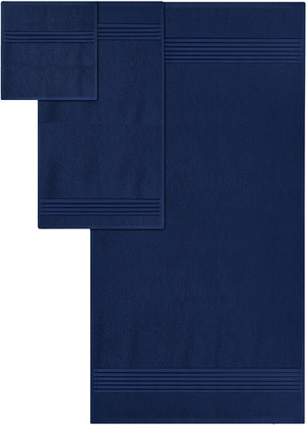 Close-up of Utopia Towels bath towel texture for a luxurious feel.