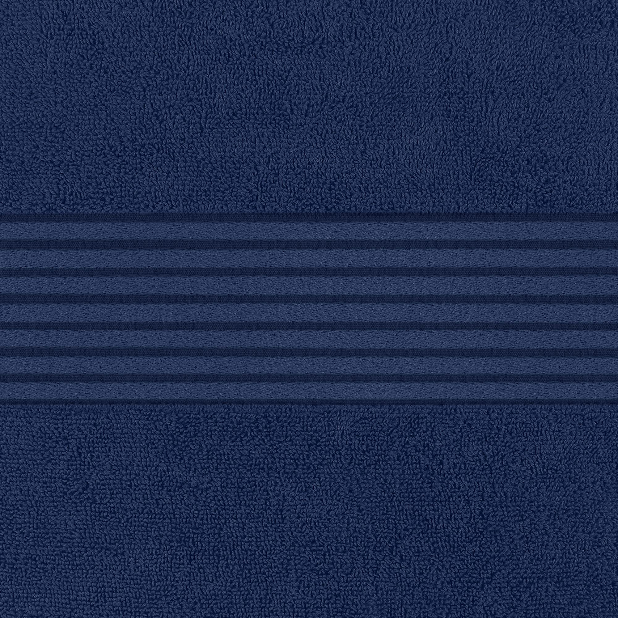 Luxurious softness and durability of Utopia Towels navy bathsheet