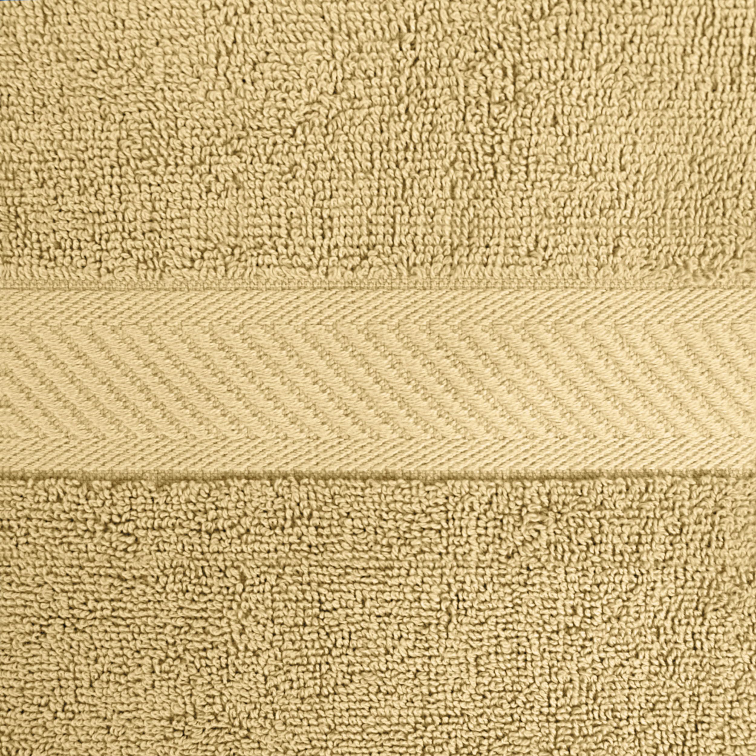 Utopia Towels beige tone in a bathroom setup for calm decor and luxury feel.