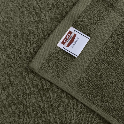 Utopia Towels care guidance aimed at color preservation