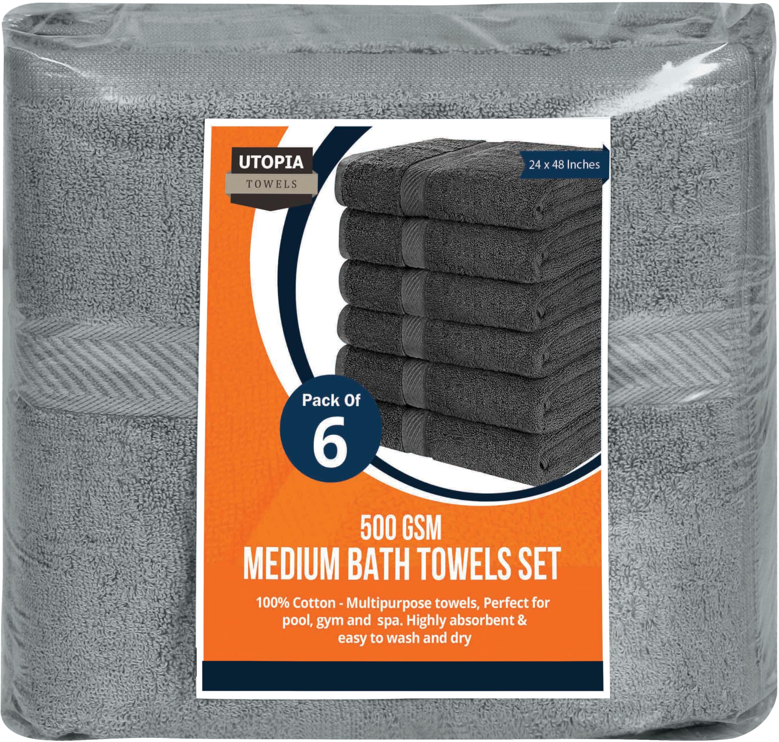 Utopia Towels care instructions for machine washing and long-lasting fibers