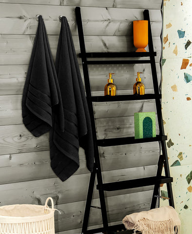 Utopia Towels care label and machine washable guidance for easy upkeep.