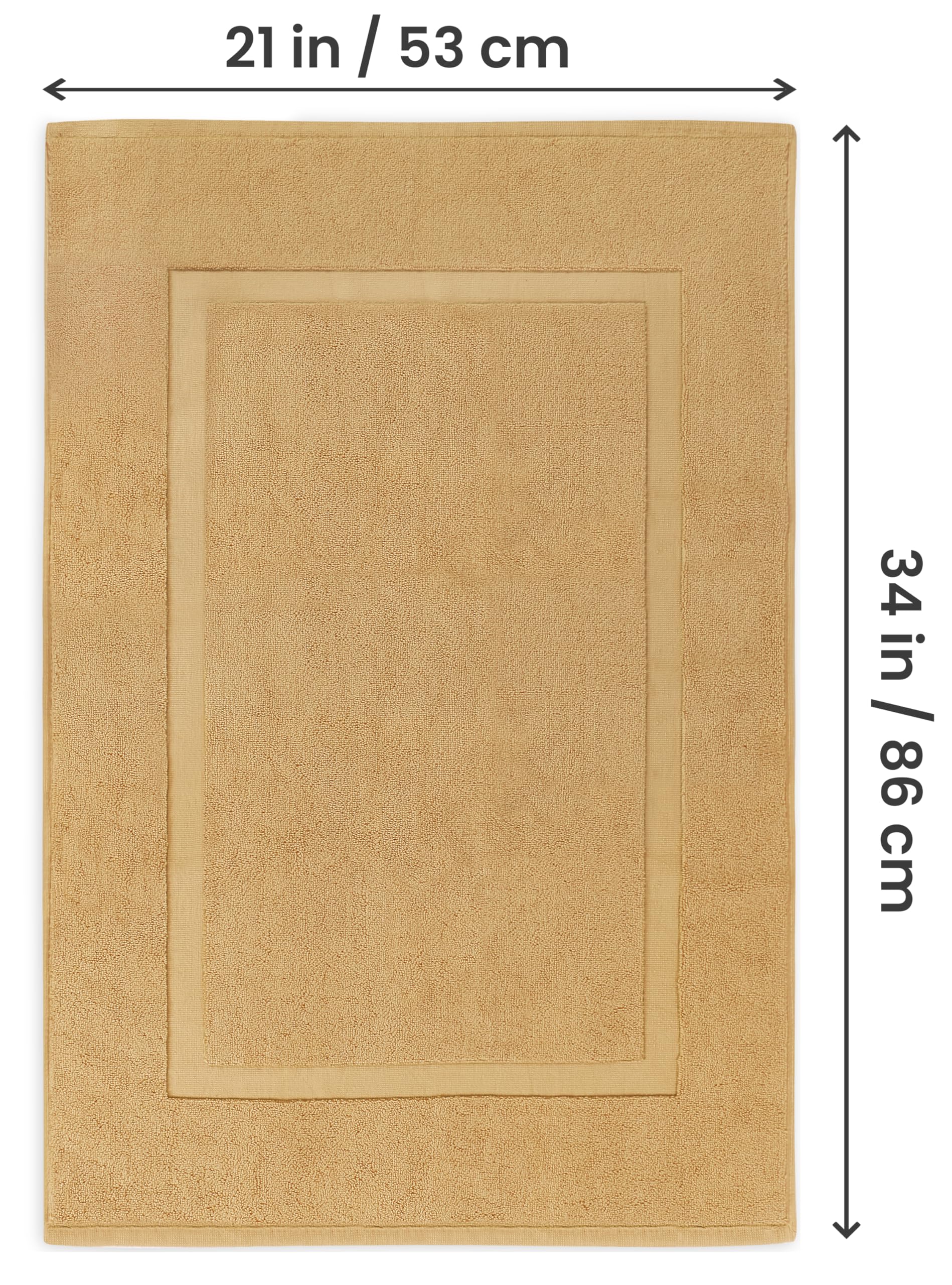 Utopia Towels rug texture closeup highlights soft cotton and quick moisture absorption.
