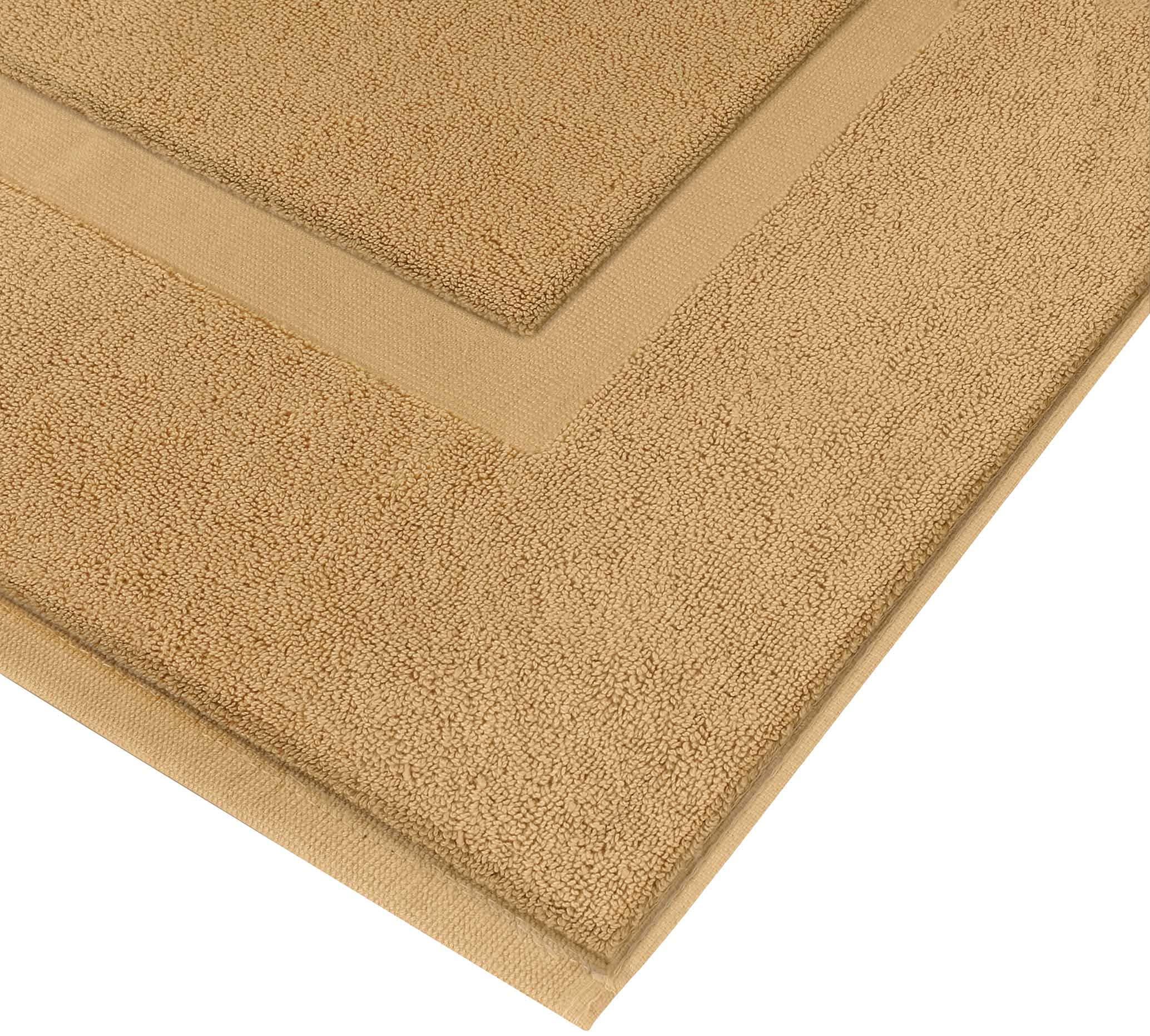 Utopia Towels cotton banded rug two-sided flip feature keeps it fresh.