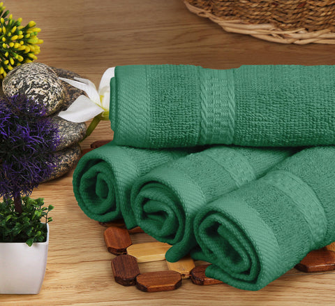 Utopia Towels double-stitched-hem close-up highlighting premium finish.