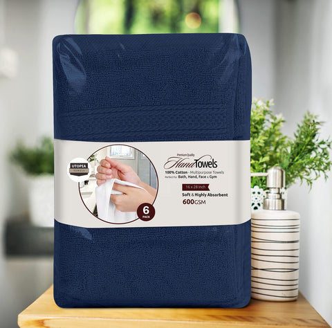 Fade-resistant cotton from Utopia Towels ensuring long-lasting color and look.