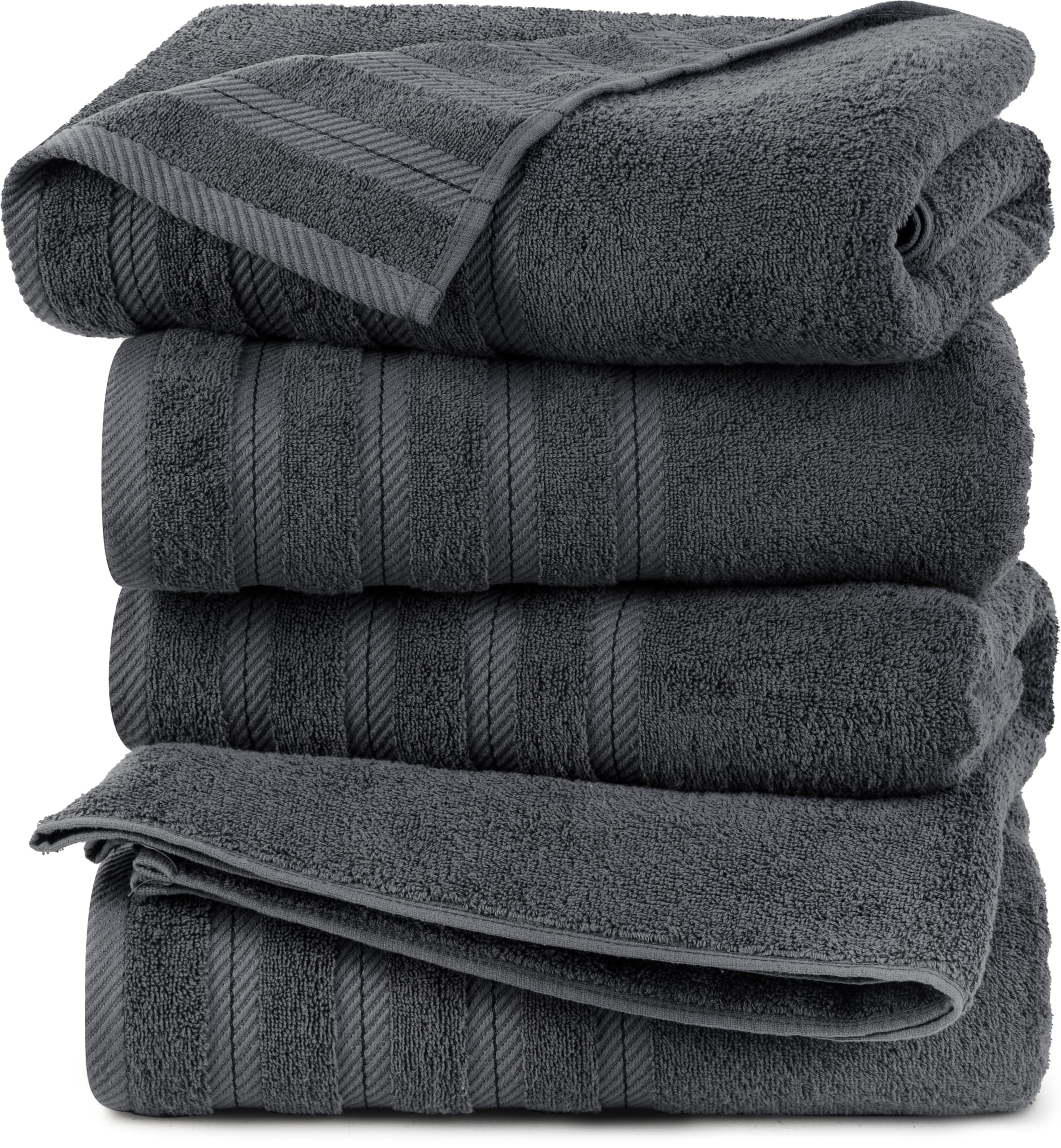 Quick-dry action of Utopia Towels after use in bathroom.