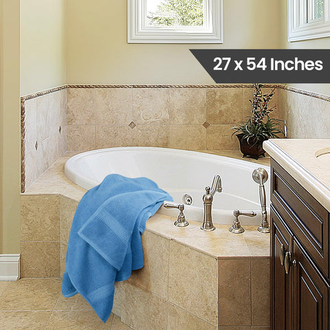 Utopia Towels four-pack soft-weave bath towels for everyday luxury.