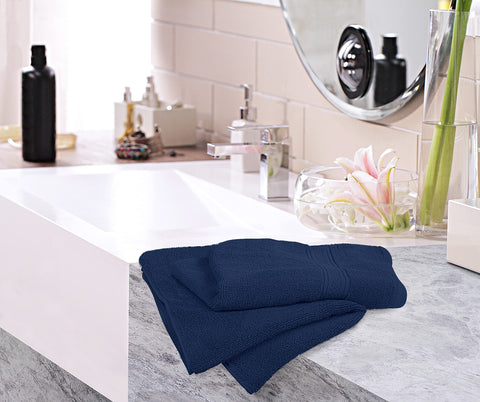 Towels suitable for gym, hotel, shower, and spa-like spaces with a premium finish.