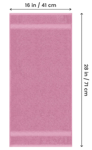 Utopia Towels 16x28 inch hand towel, ample size for frequent hand and face drying.