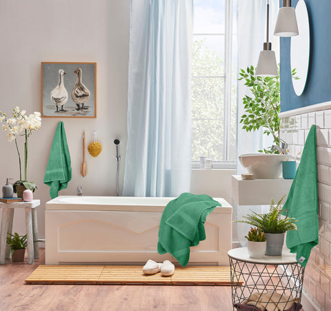 Utopia Towels hand-towels-soft beside sink for daily use.