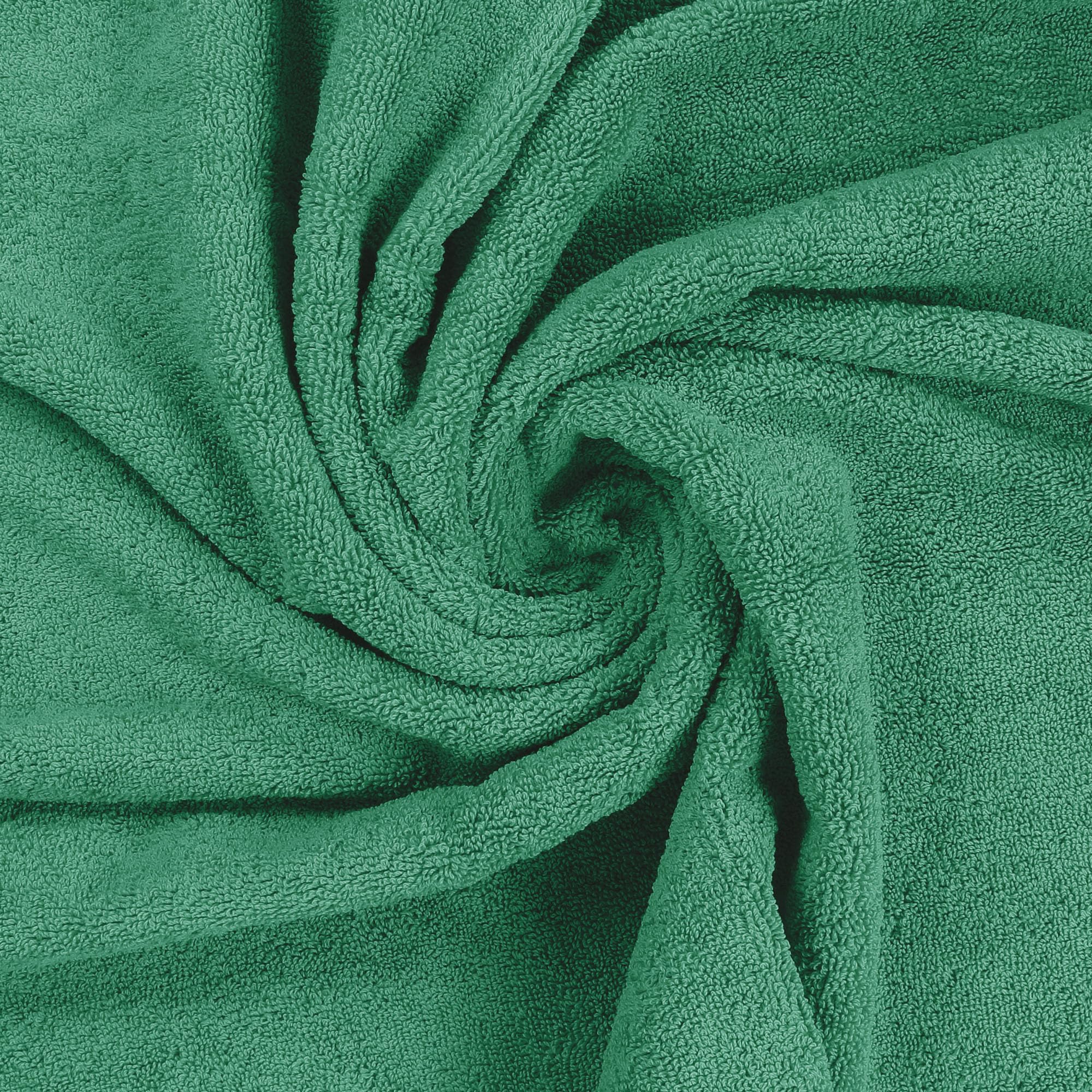 Utopia Towels hunter-green color accent for bathroom decor.