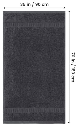 Utopia Towels jumbo bath sheet 35x70 inches for generous wrap and comfort