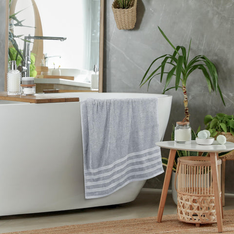 Utopia Towels large bath towel 30x60 draped over a rack.