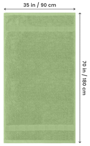 Utopia Towels Lux 600 GSM cotton, highly absorbent for quick drying after showers