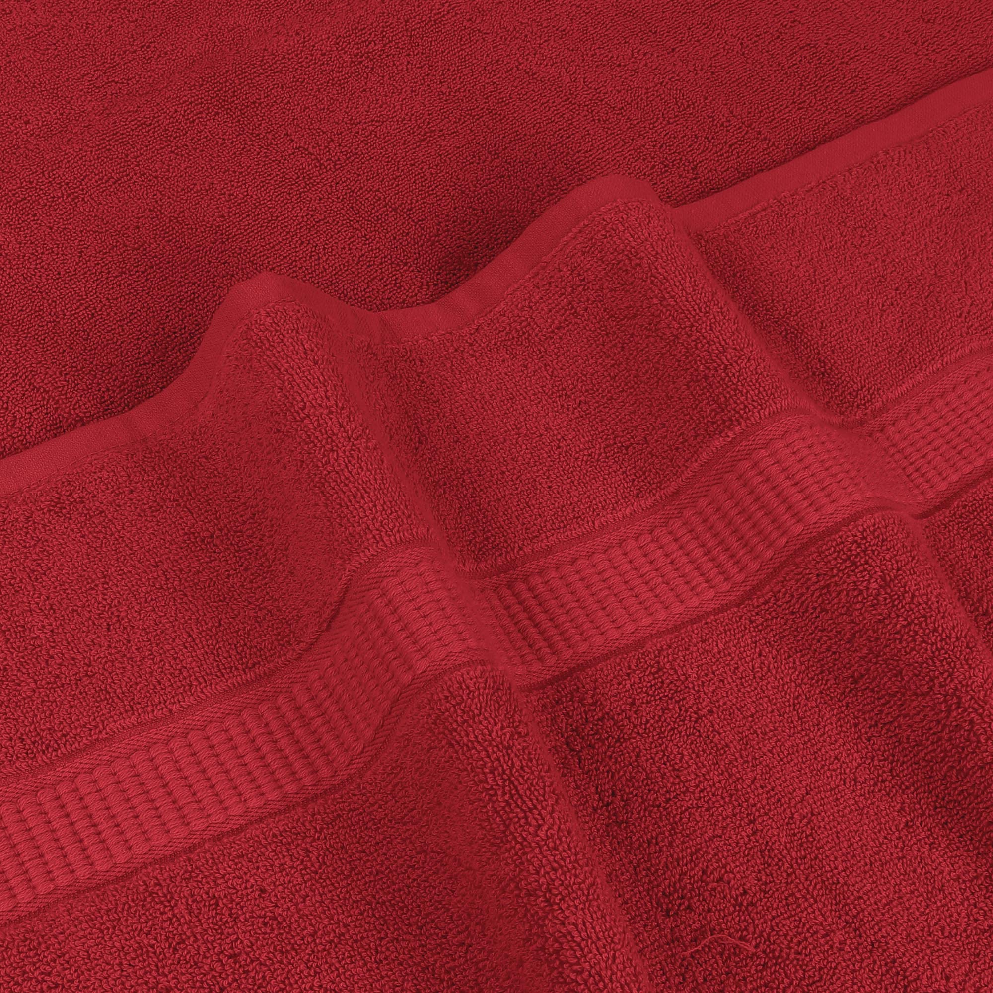Utopia Towels Lux Jumbo Bath Sheet draped on a chair for full-body coverage.
