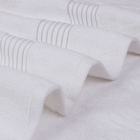 Utopia Towels Luxurious Bath Towels Set closeup texture highlights soft cotton