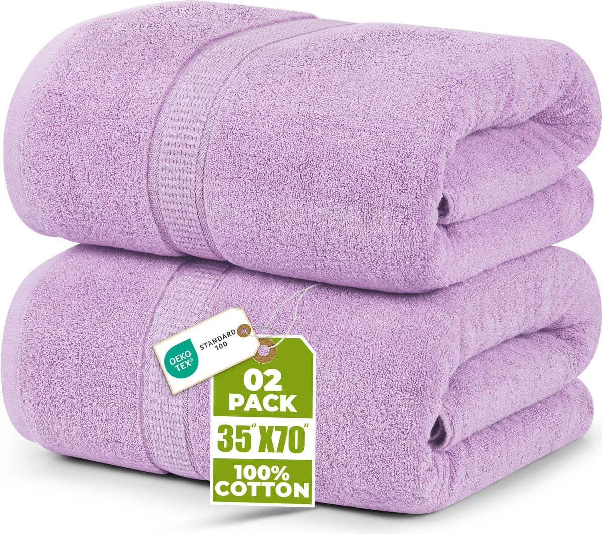 Utopia Towels luxurious jumbo bath sheet 35x70 provides full-body coverage after showers.