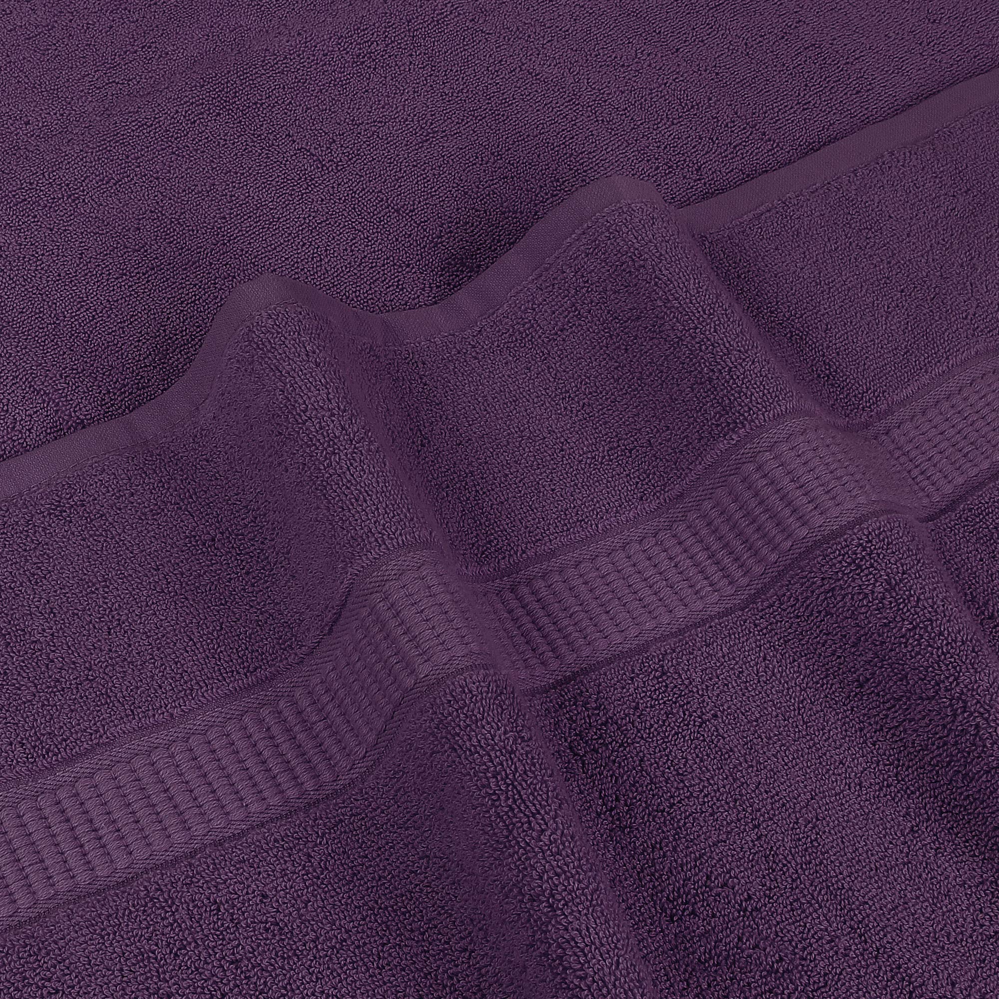 Utopia Towels oversized plum bath sheet for daily lounging.
