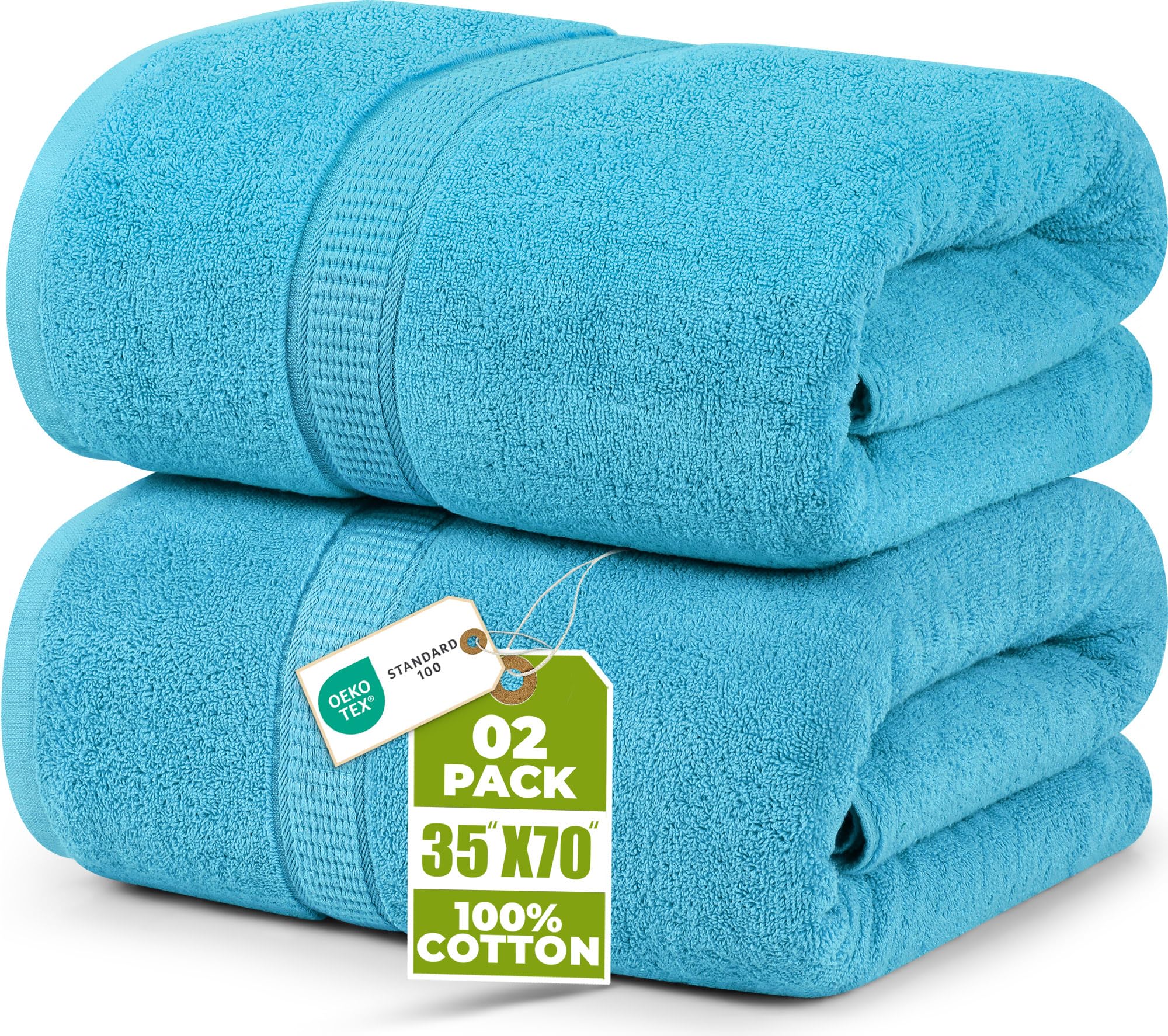 Utopia Towels luxury bath sheet 35x70 front view for full-body drying.
