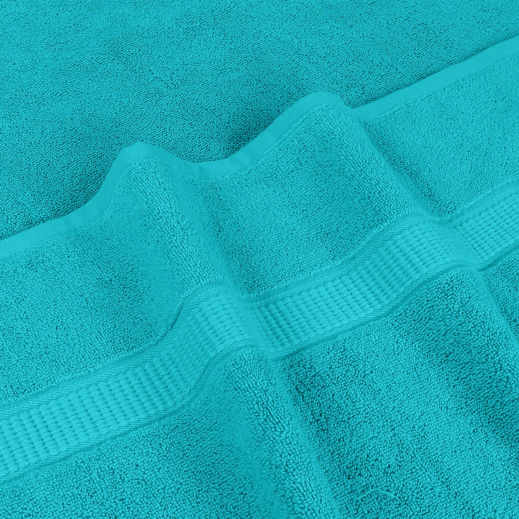 Poolside scene: Utopia Towels bath sheet ready for drying after swim.