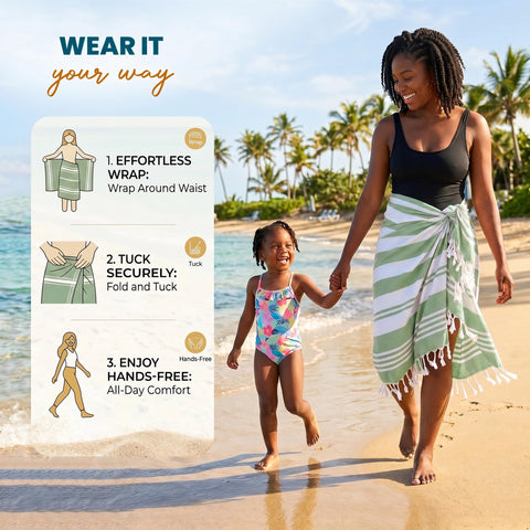 Utopia Towels machine-wash-safe for easy care after every outing.