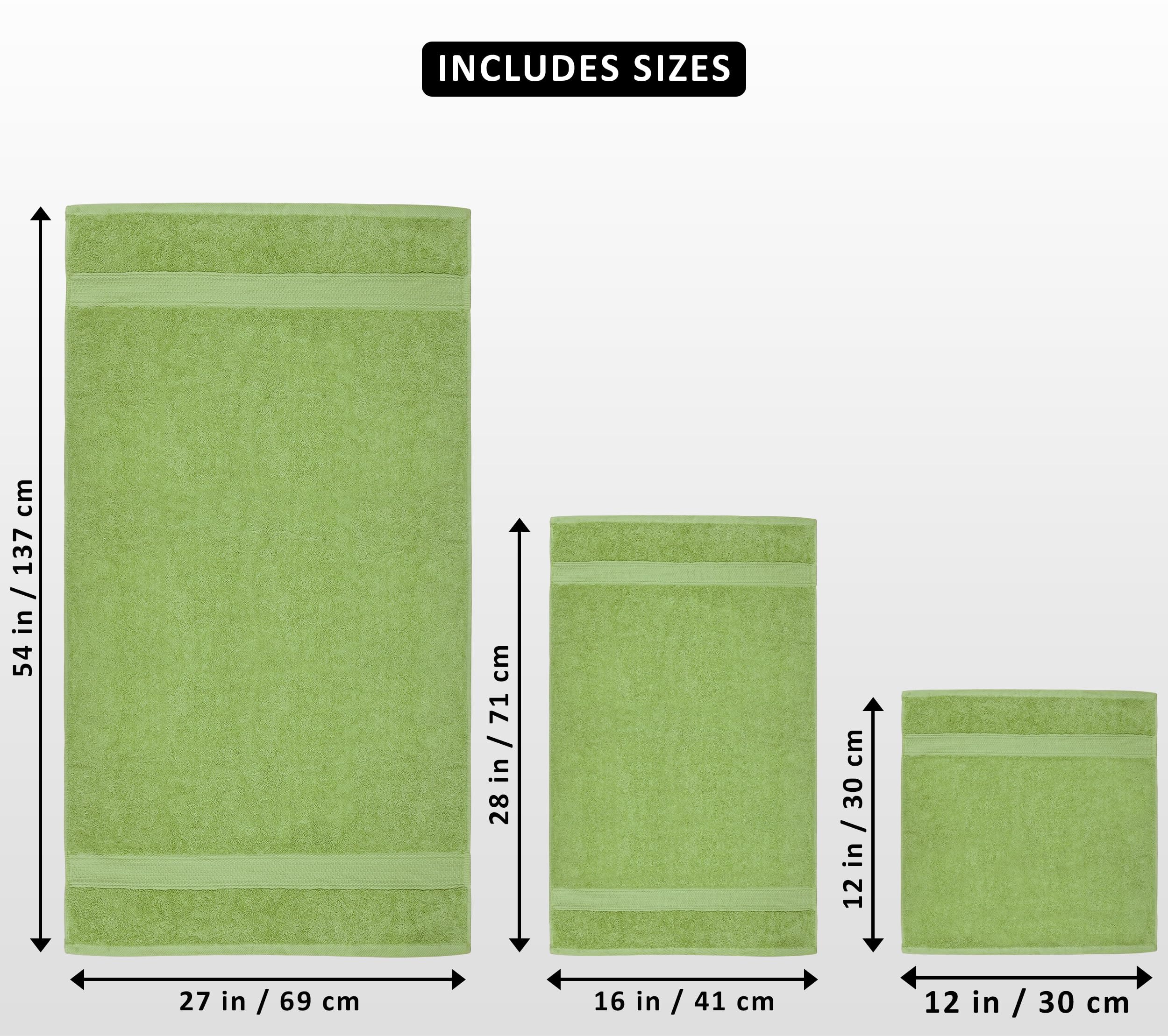 Utopia Towels Majestic Plush bath towel fold shows durable double-stitched hems and premium cotton