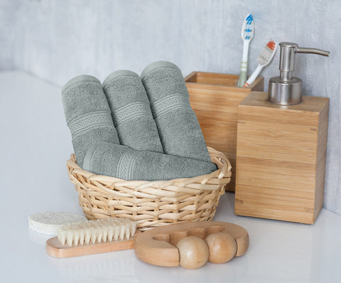 Utopia Towels Majestic Plush bath towel texture evokes spa luxury