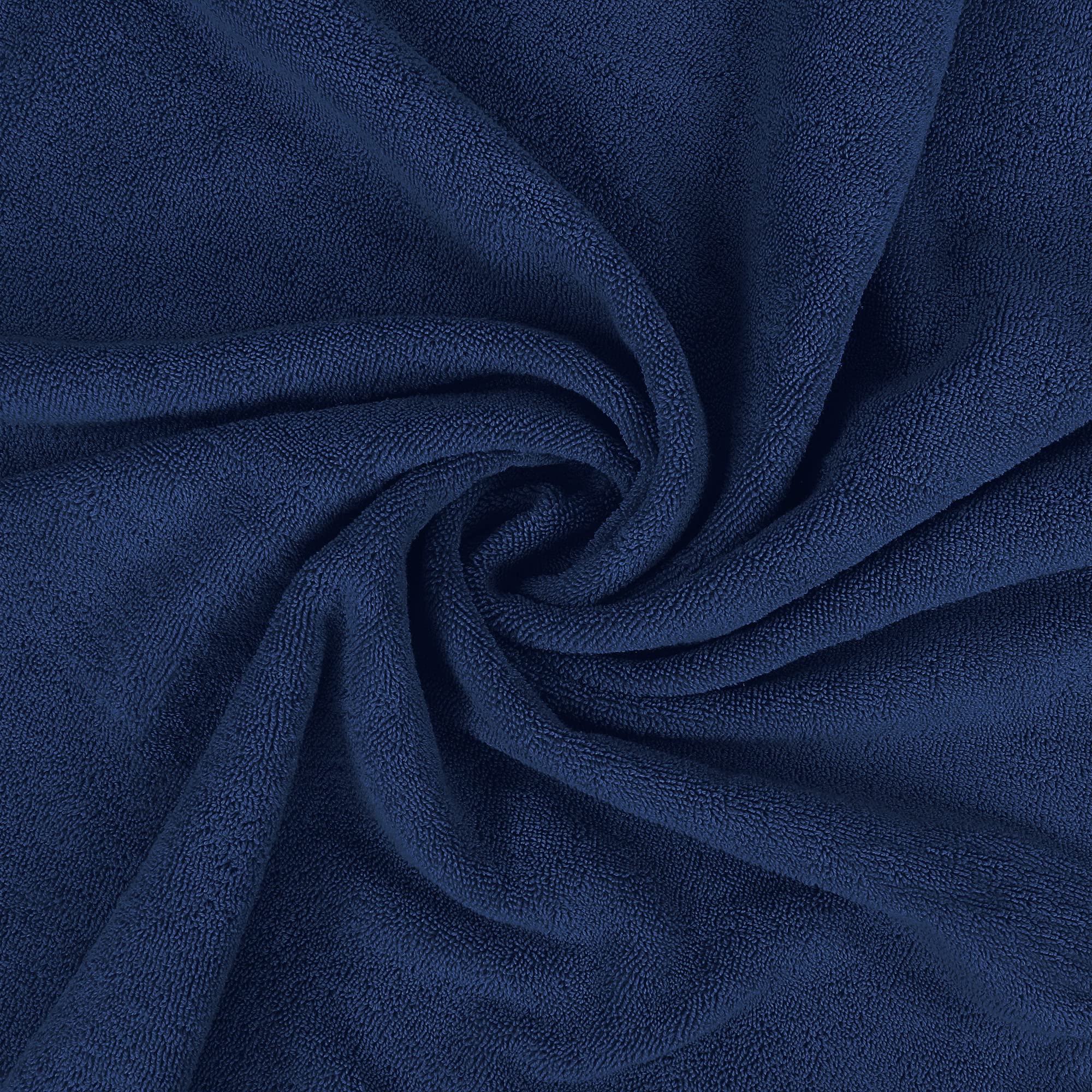 Lifestyle shot shows wrapping the jumbo towel after shower with natural movement