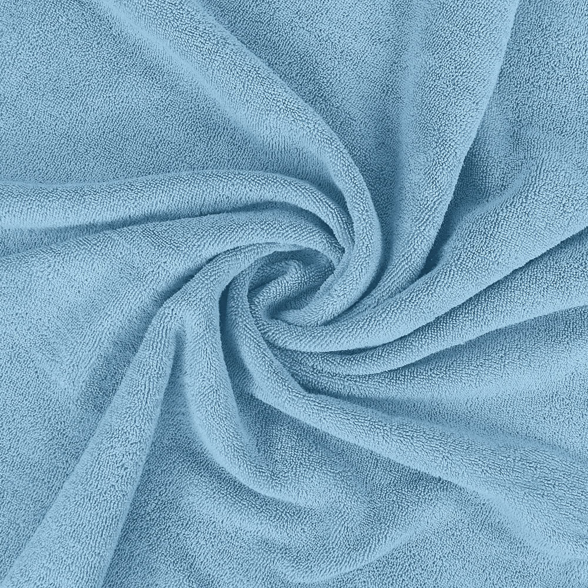 Oversized bath sheet in use for daily drying and comfort