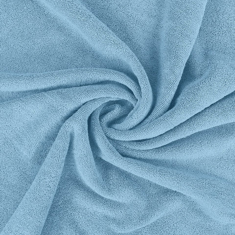 Oversized bath sheet in use for daily drying and comfort