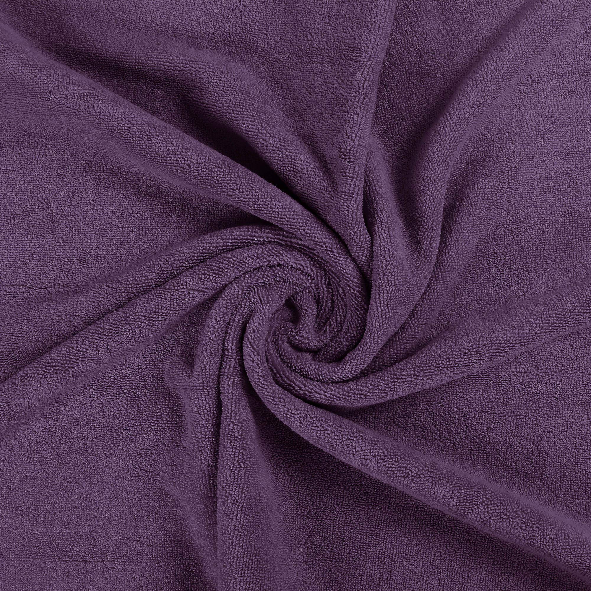 Utopia Towels plum towel displaying soft, durable fabric for daily drying.