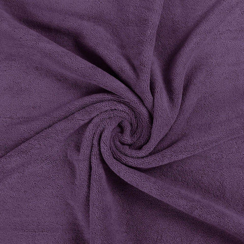 Utopia Towels plum towel displaying soft, durable fabric for daily drying.