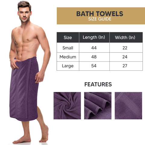 Utopia Towels plum quick-dry 27x54 bath towel shown for fast routines.