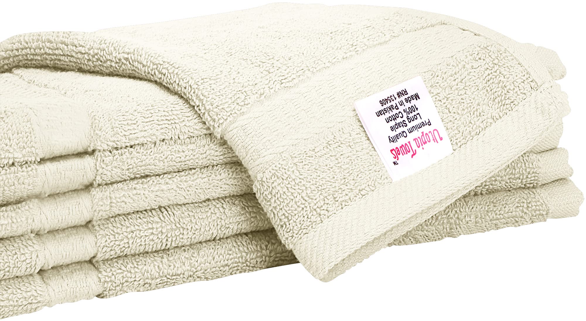 Utopia Towels plush bathroom washcloths ideal for spa-like routines.