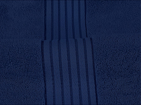 Utopia Towels hand towel 16x28 in navy, versatile for bathroom or gym use.