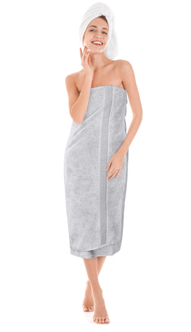 Utopia Towels silver-toned towel aesthetic highlights premium, hotel-like drying.