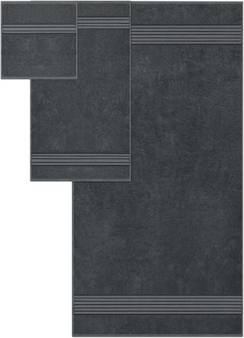 Utopia Towels hand towels in soft grey for guest baths