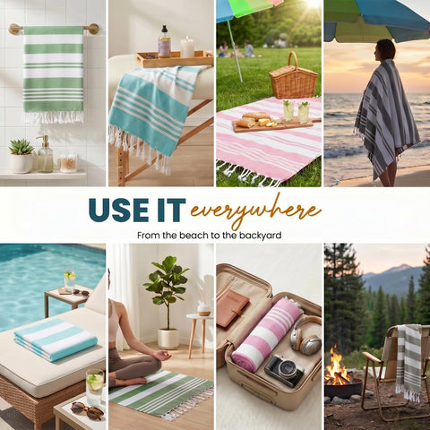 Utopia Towels prewashed soft feel for gentle daily use.